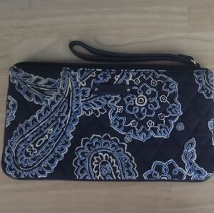 Paisley Quilted Wristlet